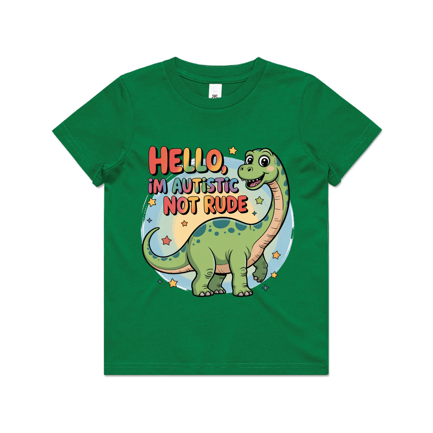 "I'm Autistic" Dinosaur Premium Kids & Youth Tee (Unisex)