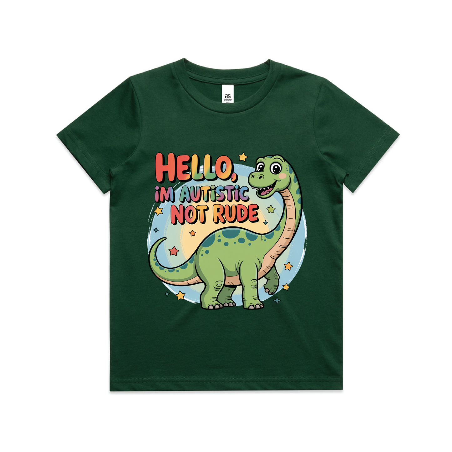 "I'm Autistic" Dinosaur Premium Kids & Youth Tee (Unisex)