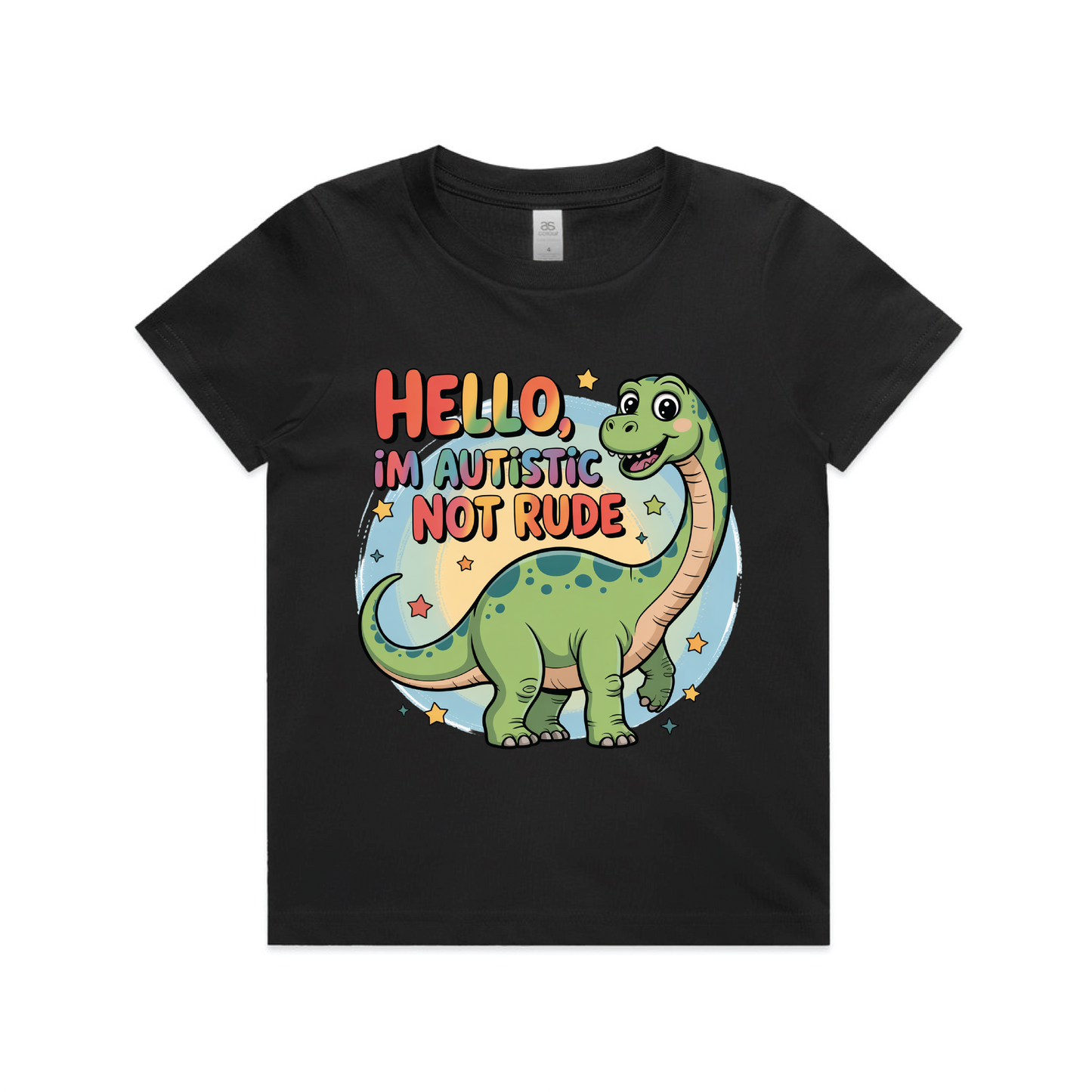 "I'm Autistic" Dinosaur Premium Kids & Youth Tee (Unisex)