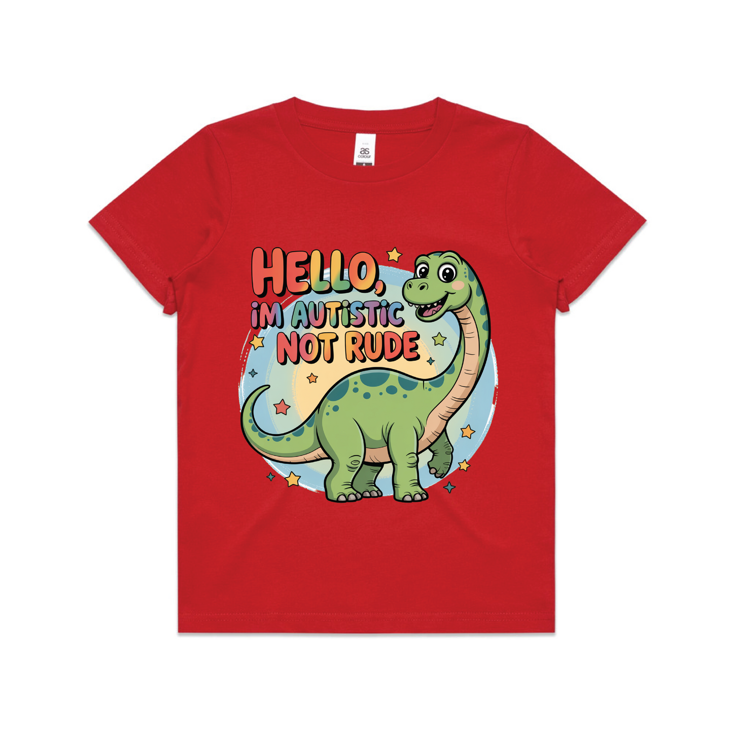 "I'm Autistic" Dinosaur Premium Kids & Youth Tee (Unisex)