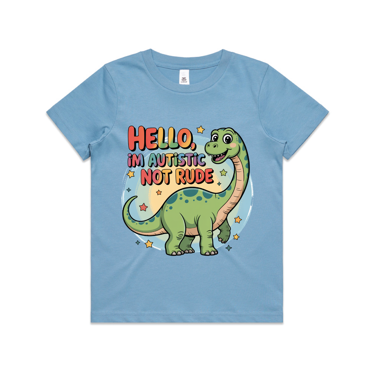 "I'm Autistic" Dinosaur Premium Kids & Youth Tee (Unisex)