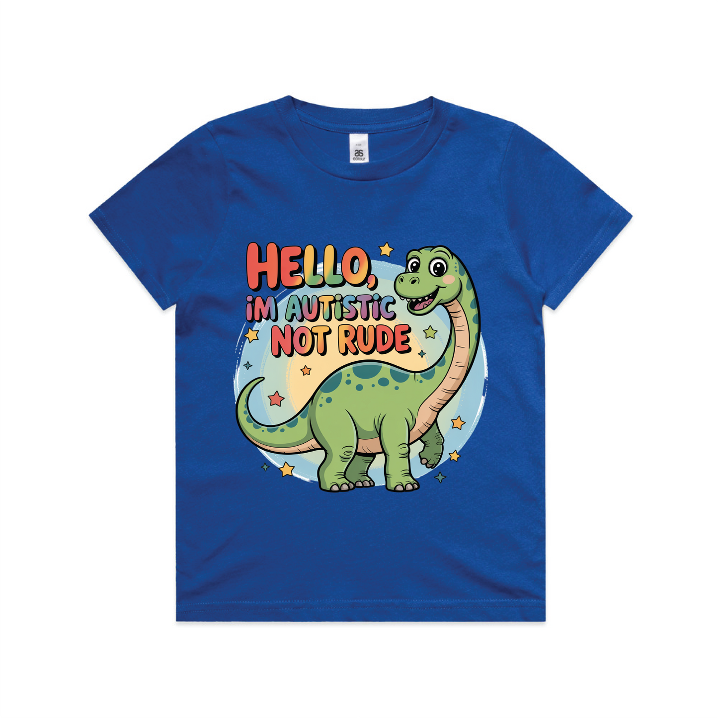 "I'm Autistic" Dinosaur Premium Kids & Youth Tee (Unisex)