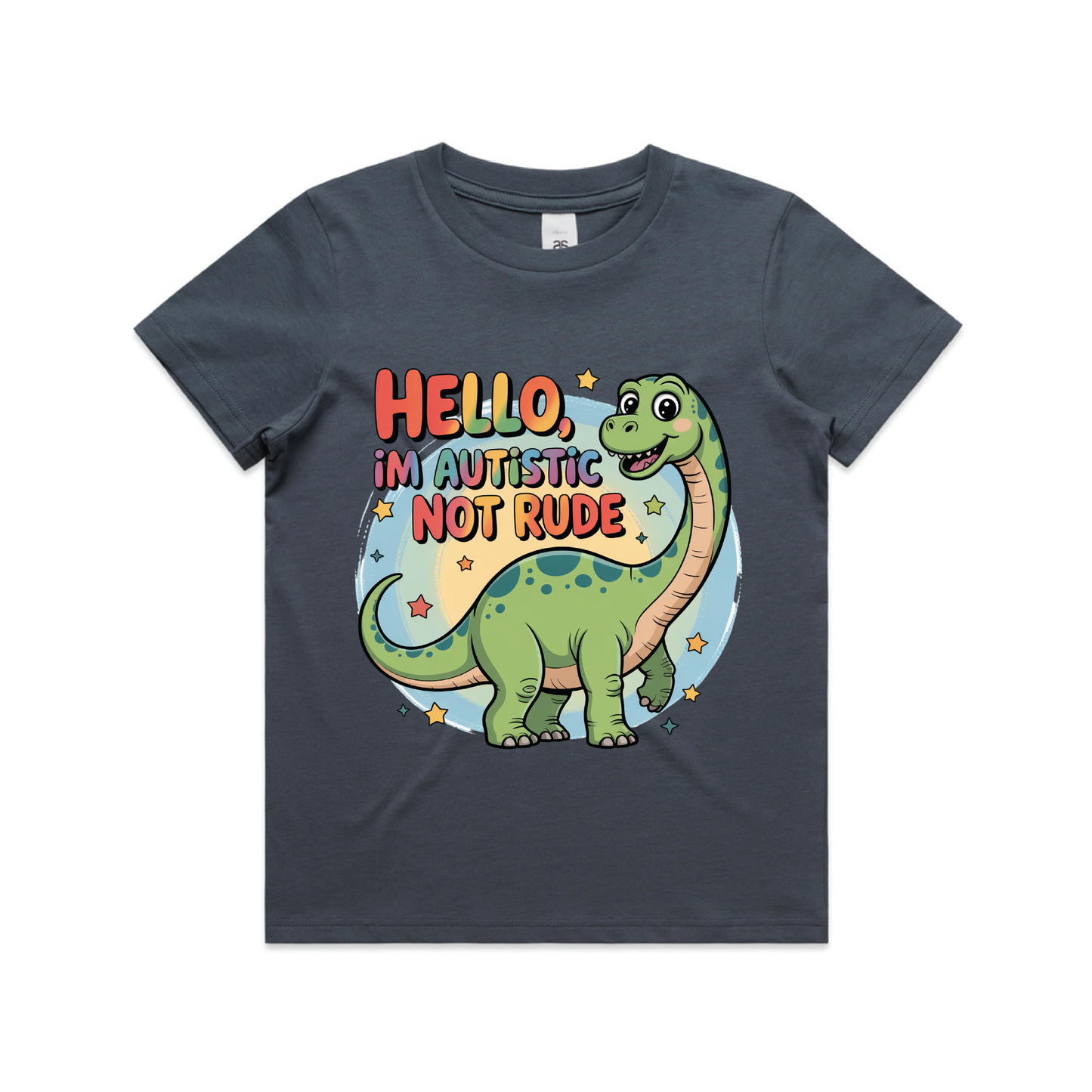 "I'm Autistic" Dinosaur Premium Kids & Youth Tee (Unisex)
