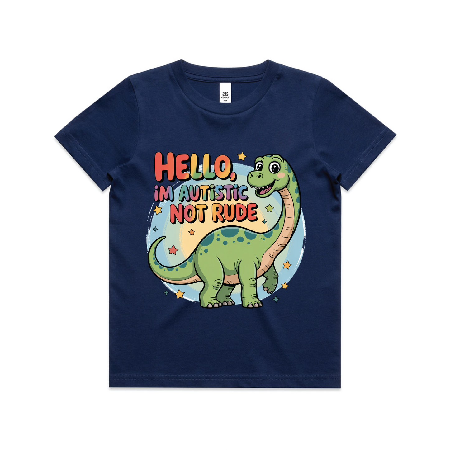 "I'm Autistic" Dinosaur Premium Kids & Youth Tee (Unisex)