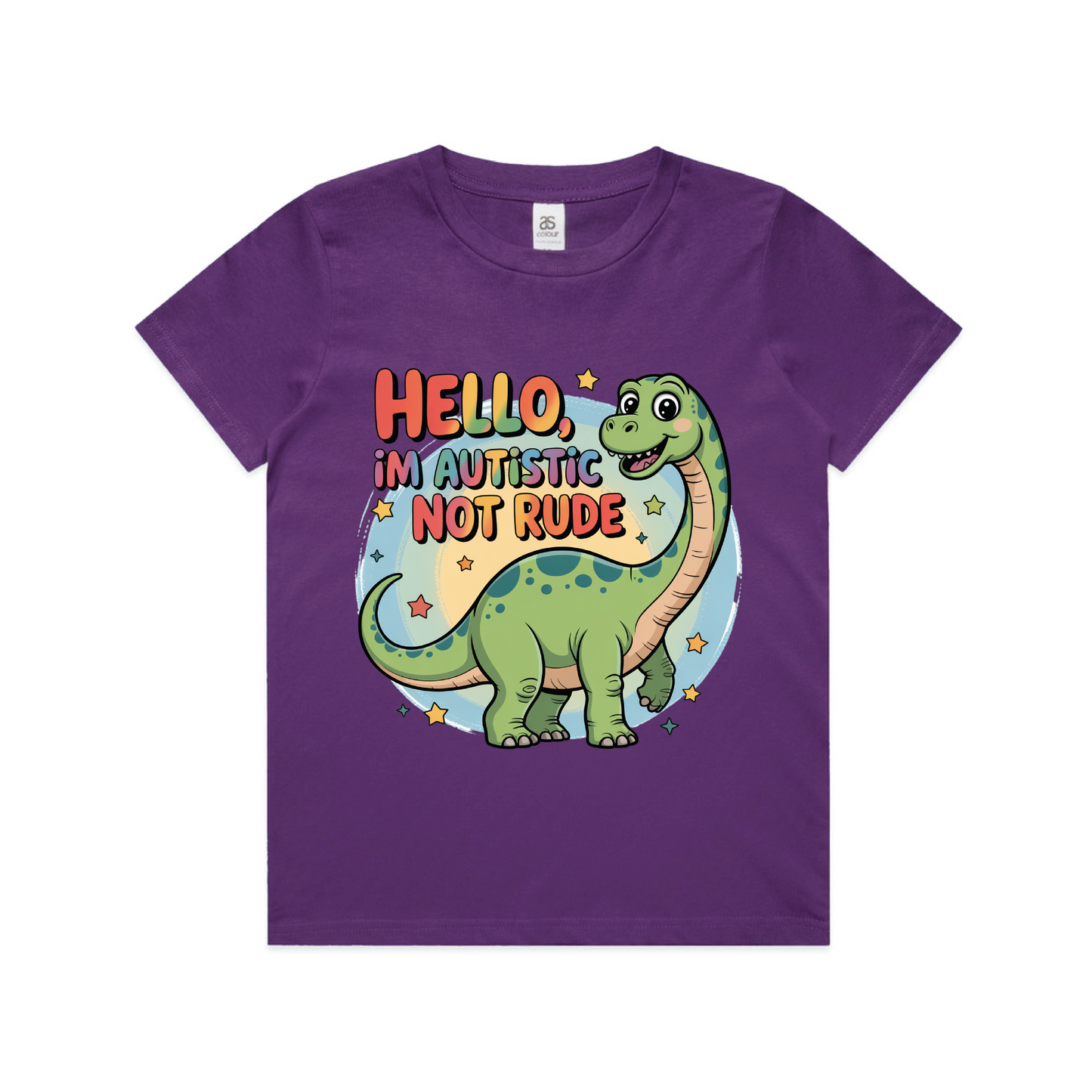 "I'm Autistic" Dinosaur Premium Kids & Youth Tee (Unisex)