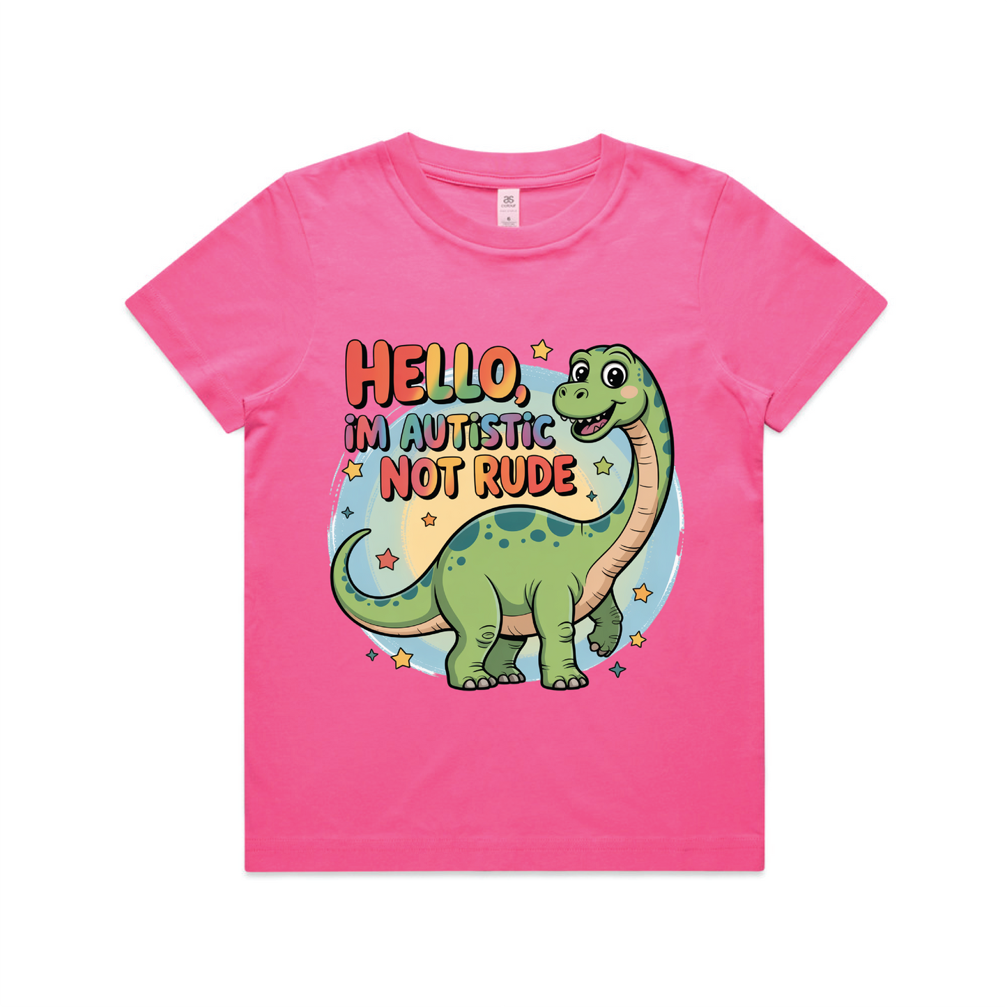 "I'm Autistic" Dinosaur Premium Kids & Youth Tee (Unisex)