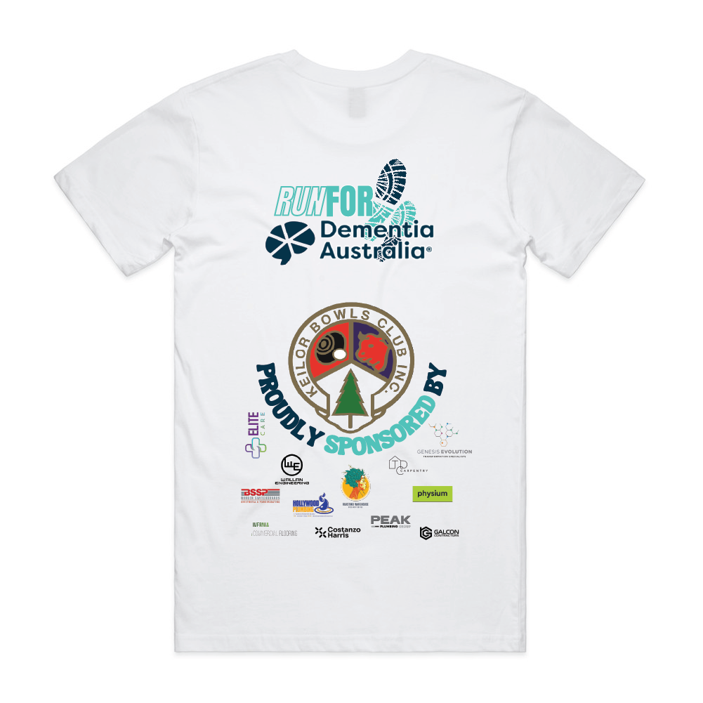 Run for Dementia Australia Tshirt