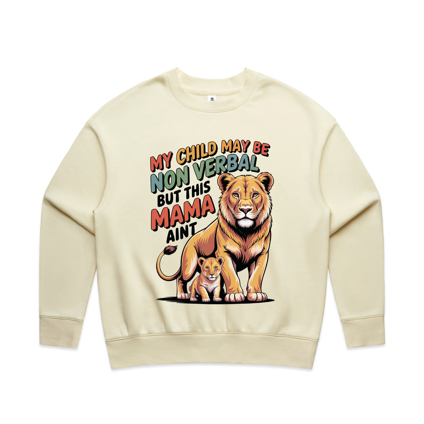 "My child may be nonverbal" Women's Premium Sweatshirt